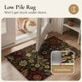 thumbnail image 3 of DEORAB 5x7 Vintage Floral Area Rugs, Machine Washable Rugs for Living Room, Non Slip Rug with Rubber Backing, Runner Rug for Bedroom Entryway Dining Home Office, 3 of 9