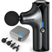 RENPHO Pistolet de massage musculaire pour tissus profonds, 3200 tr/min puissant mini pistolet de massage portable à percussion pour masseur portable pour athlètes
