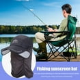 thumbnail image 3 of Ettsollp Baseball Hat Removable Neck Gaiter Retractable Brim Adjustable Breathable UV Sun Protection Spring Summer Women Men Casual Outdoor Fishing Hiking Hat, 3 of 8