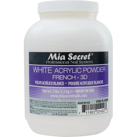 White Acrylic Nail Powder 5 lbs.