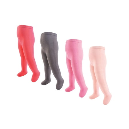 UPC: 0660168664393 | Touched by Nature Baby Girl Organic Cotton Tights  Coral Charcoal  0-9 Months