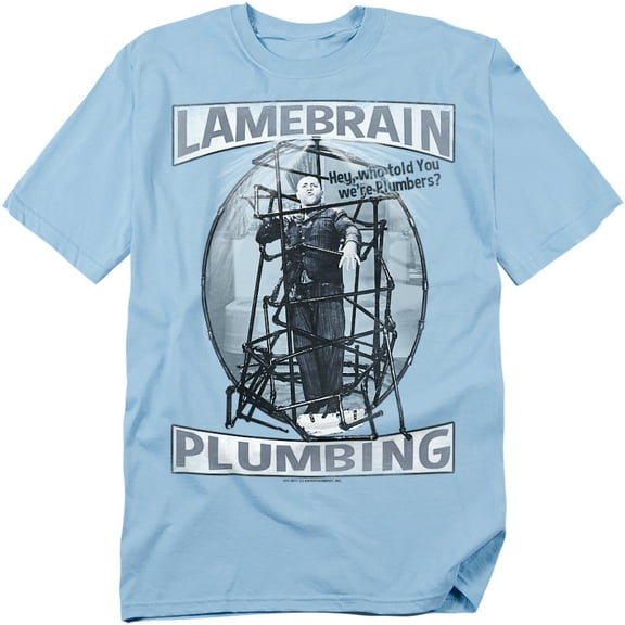 Three Stooges T-Shirt Lanebrain Plumbing Unisex Graphic Tee For Men & Women