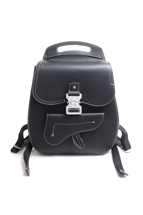 Pre-Owned Dior Gallop Saddle Backpack/Daypack, Black, 1ADBA011YKK.H00N, Men's