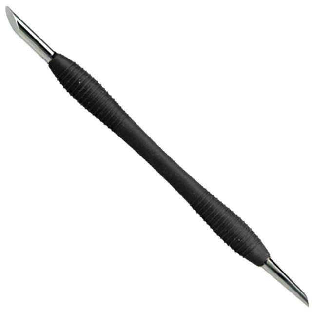 Zelikovitz Leather Carving, Modeling & Pattern Transfer Tool - Small/Large Undercut
