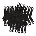 thumbnail image 1 of 50Pieces Prácticas tiras de agarre de silicona antideslizantes para colgar - Negro l Sunnimix Puños de suspensión antideslizantes, 1 of 7