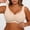 Beige, variant on Xdegoge Bras for Women Full Coverage Seamless Comfort Soft Wireless Unpadded Bralette with Elegant Lace Trim Breathable No Underwire Bra