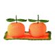 thumbnail image 2 of Adorno Para Salpicadero De Coche, Naranjas Tejidas A Mano, Feng Shui, Para Dormitorio, Multiusos Macarena Naranja simulada, 2 of 8