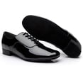 thumbnail image 4 of OVINYER Fashion Men's Solid Color Lace Up Rumba Waltz Prom Ballroom Latin Salsa Dance Shoes Everyday Casual Footwear, 4 of 4