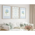 thumbnail image 4 of Blue Hydrangea Wall Art Watercolor Bow Canvas Wall Decor Floral Wall Art Coquette Aesthetic Poster Minimalist Flower Pictures Blue Botanical Prints for Living Room Bedroom 12x16x3 Inch Ready to Hang, 4 of 7