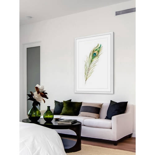 Marmont Hill "Feather Eye" Framed Painting Print