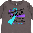 thumbnail image 4 of Inktastic Remembering my Uncle- suicide prevention awareness Boys or Girls Long Sleeve Toddler T-Shirt, 4 of 5