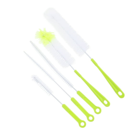 WORGEOUS  5 Pcs Washing Machine Cleaner Baby Bottles Long Handle Cleaning Brush