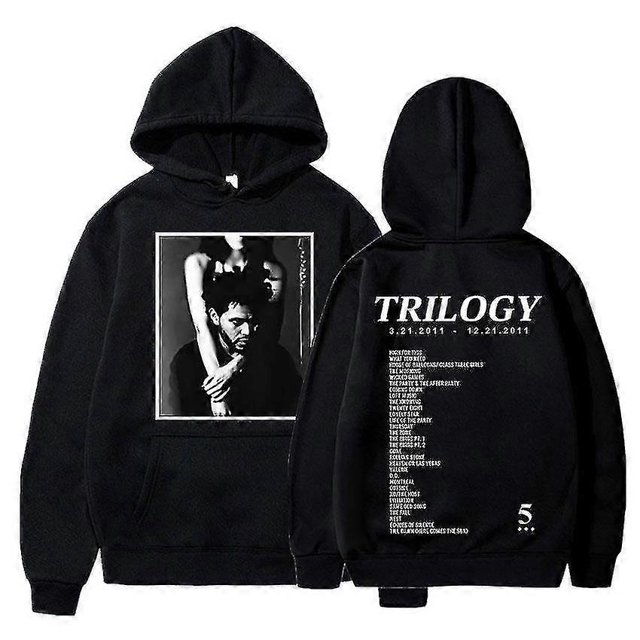Chandail à Capuchon Graphique de Musique The Weeknd Trilogy
