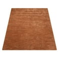 thumbnail image 2 of Rugsotic Carpets Handmade Rugs Hand Knotted Loom Rectangle 3'x5' Orange Wool for Indoor Use, 2 of 5