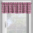 thumbnail image 4 of Ambesonne Garden Art Valance & Curtain, Roses and Gerbera, 55"x30", Pink Pale Green, 4 of 6