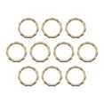 thumbnail image 4 of GUOOL 10 Pcs Pince Mousqueton Ronde Tendance pour Sac Sac à Main Or, 4 of 9