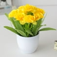 thumbnail image 4 of Arrangement Floral Réaliste en Pot pour Centre de Table à Domicile Usage Intérieur et Extérieur, 4 of 5