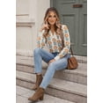thumbnail image 5 of Zeagoo Womens Sweaters Fall V Neck Long Sleeve Tops Business Casual, 5 of 6