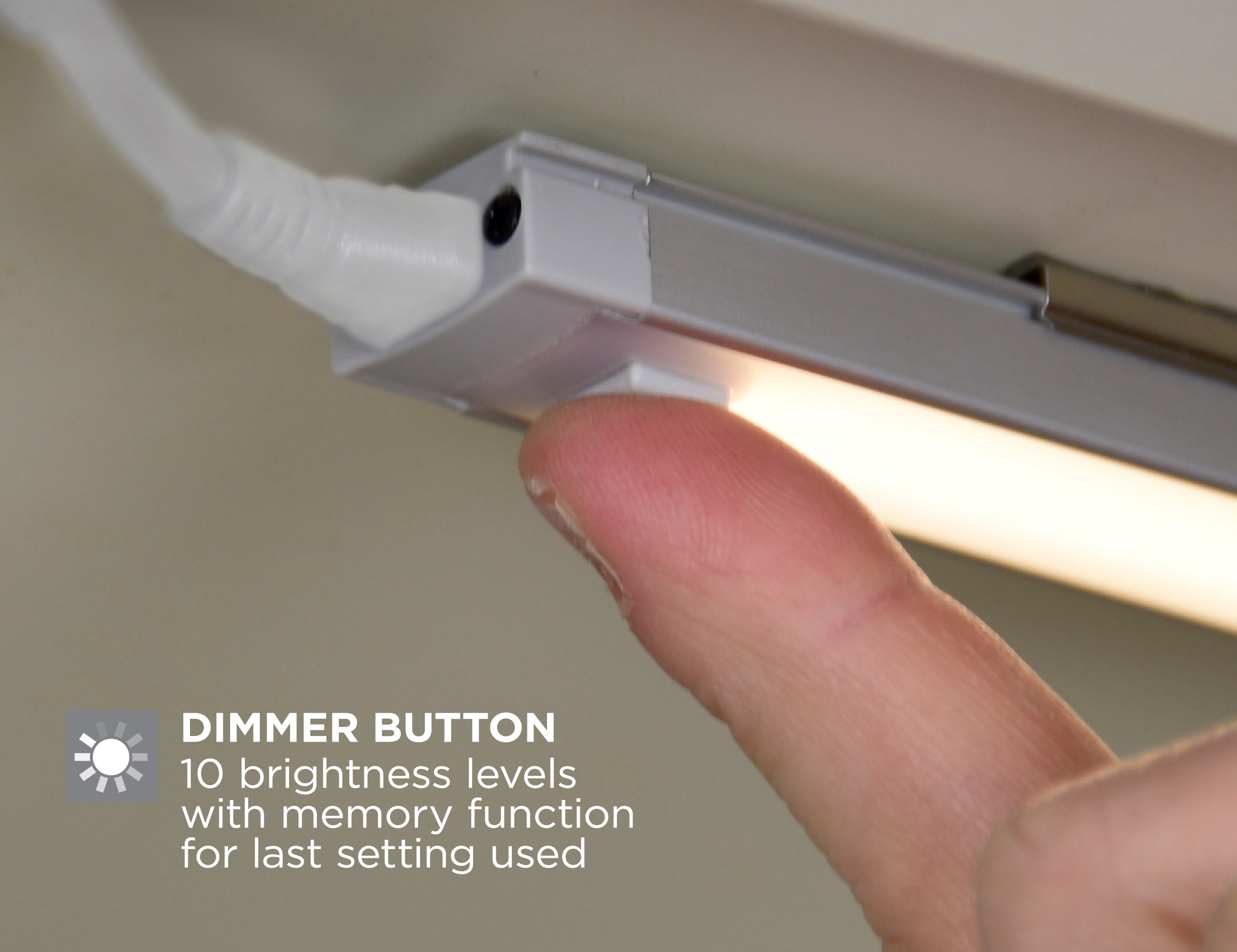 BLACK+DECKER LED 12-inch Under-Cabinet Lights Kit, 1 Bar, Natural Daylight