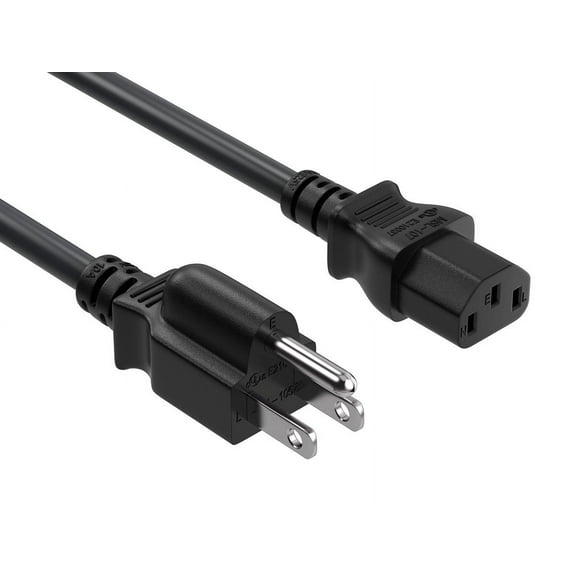 Cable Leader 3ft NEMA 5-15P to C13 Shielded Heavy Duty Power Cord 14 AWG 15A 125V SJT