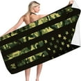 thumbnail image 5 of Qocolhg Beach Towels Cloth Oversized for Women Men, American USA Flag with Desert Camouflage Beach Towels Swim Towels Oversized Quick Dry for Travel Beach Swim Pool Gym on Clearance, 5 of 9