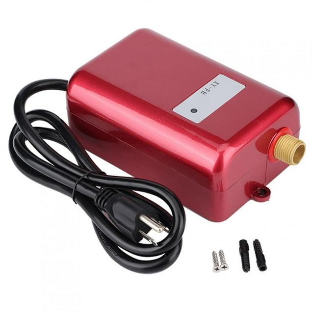 Calentador de agua Eléctrico Instantáneo Spptty Mini baño rojo 110V Caliente Frío Doble Uso