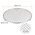 thumbnail image 2 of Unique Bargains Round Cooking Rack, 9-inch Stainless Steel Cross Wire Barbecue Grill Net Racks with Legs, 2 of 5