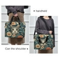 thumbnail image 6 of FORMRS 16" Laptop Bag Carrying Sleeve Case with Handle Travel Shoulder Briefcase, Flowers Cat, 6 of 8