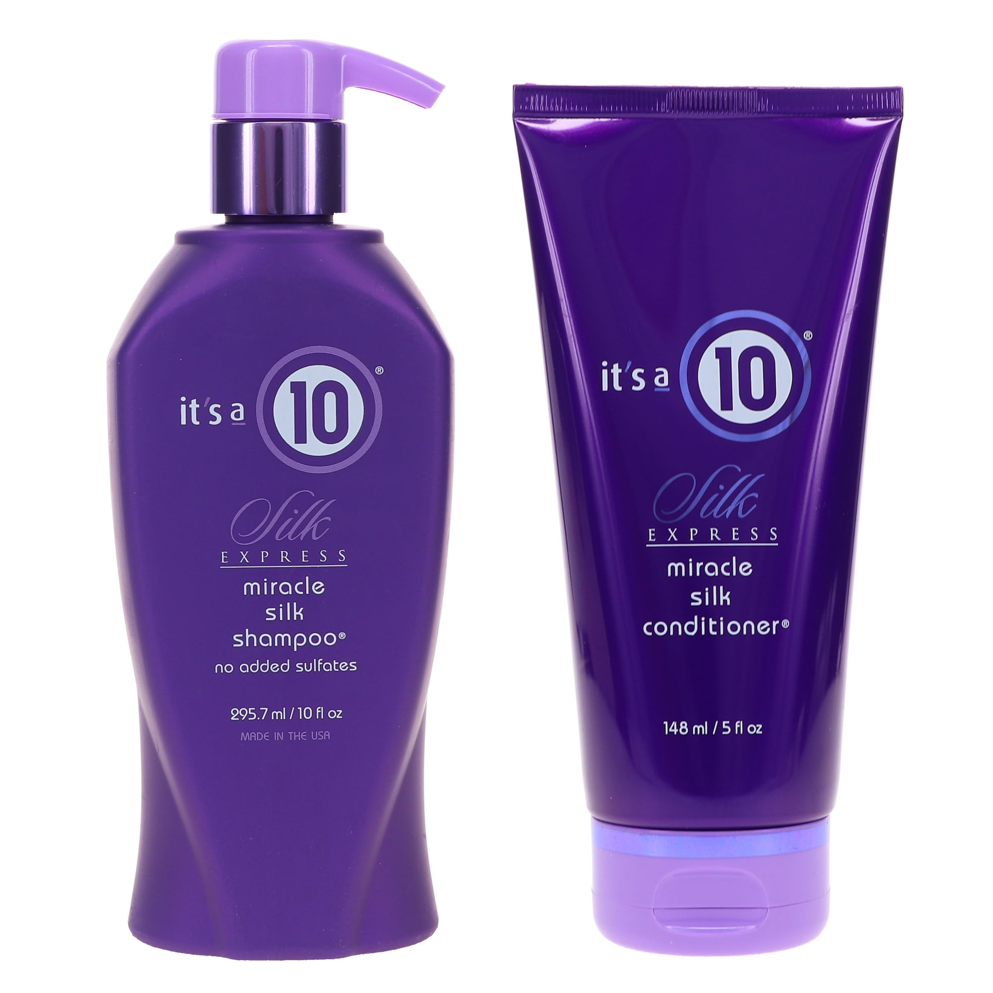 It's a 10 Silk Express Silk Shampoo 10 oz & Silk Express Silk Conditioner 5 oz Combo Pack