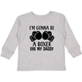 thumbnail image 3 of Inktastic Boxer Like Daddy Boxing Boys or Girls Long Sleeve Toddler T-Shirt, 3 of 5