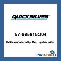 Quicksilver 865615Q04 Serpentine Belt, 1,941mm Long for MerCruiser 2001 & Newer V6 & V8 (305 & 350 CID) Alpha Engines w/ Standard Cooling