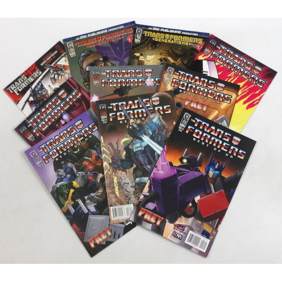 Transformers Value Bundle 10-Pack of Comic Books published by IDW