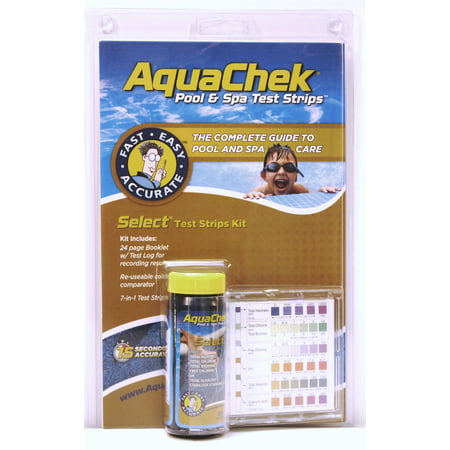Aquachek Select 7-in-1 Test Strips for Swimming Pools, 50