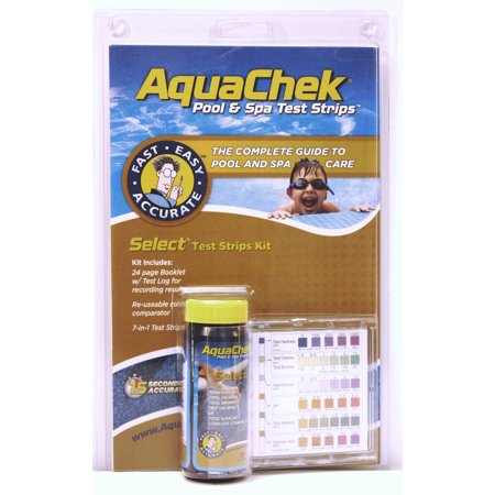 Chloramine Test Strips - Aquachek Select 7-in-1 Test Strips for Swimming Pools, 50 Strips