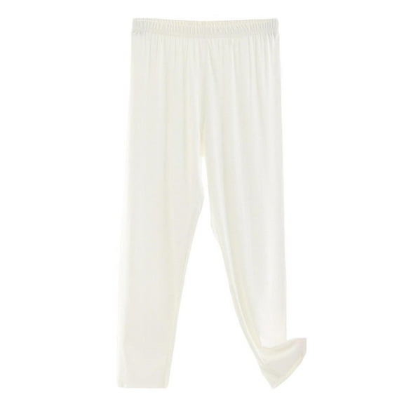 Jalioing Kids Elastic Waist Pants Lightweight Loose Lounge Pants Boys Girls Casual Comfy Sleep Bottoms 2-13 Years