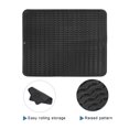thumbnail image 2 of Unique Bargains Silicone Dish Drying Mat, Large Counter Top Dish Pad Heat Resistant Table Dish Drying Mat-Black(Rippled), 2 of 5
