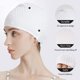 thumbnail image 2 of La forma de burbuja del gorro de natación de silicona reduce el arrastre de Warer, los gorros reutilizables para hombres y mujeres mantienen intactos los peinados MFZFUKR CPB-DE-SSW248-8, 2 of 5