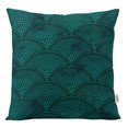 thumbnail image 1 of VargottamSquare Pillow Cover - Decorative Pillow Covers20x20 Inches,PrintedTeal BlueThemePillowcase, DecorativeSquareCushionCovers, 1 of 1