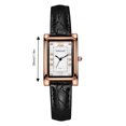 thumbnail image 3 of Resicozy Gold Watches for Women and Men with Vintage Rectangular Case Casual Daily Watch with Leather Strap Black, 3 of 3