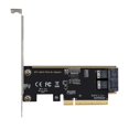 thumbnail image 2 of Carte Adaptateur PCIE 8X vers 2 Ports U.2 NVMe SSD PCIE X8 Carte d'Extension, 2 of 5