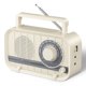thumbnail image 1 of Radio AM FM portátil Audiocrazy con Bluetooth 5.0 Crema, 1 of 7