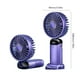 thumbnail image 5 of Ventilador de mano plegable de 2000 mAh Soporte para teléfono con ajuste de velocidad USB 5 (púrpura), 5 of 9