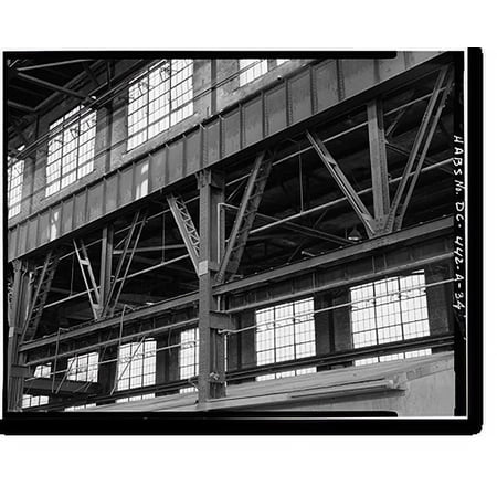 Historic Print, Navy Yard, General Foundry, Navy Yard Annex, Washington, District of Columbia, DC - 34, 18" x 24"