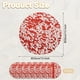 thumbnail image 2 of 16Pcs Manteles Redondos Desechables Rojos, 13" Decoraciones de Mesa de Malla con Brillos Metálicos, 2 of 6