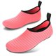 thumbnail image 4 of Zapatos para deportes acuáticos Descalzos Calcetines de yoga acuáticos de secado rápido Slip-on para hombres, mujeres, rosa, tamaño: 36-37 Feliz Sencillez, 4 of 5