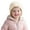 Beige, variant on Toddler Kids Cotton Skull Cap Stocking Cap Cozy Slouchy Beanie Knitted Cute Bow Skull Cap Trendy Warm Soft Winter Outdoor Biking Cycling Thermal Hat