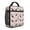 Boston Terrier and, variant on Dog Paw Print Rainbow Chevron Pattern Insulated Lunch Bag Teens,Lunch Box for Men Women for Work,Picnic or Travel,10.2x9.5x4.3 Inches,8 Can Capacity