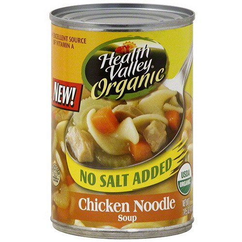 Health Valley Chicken Noodle Soup No Salt (12x15 Oz)