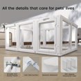 thumbnail image 3 of Clear Acrylic Dog Playpen, No-Tool Easy Assembly, Transparent Pet Fence for Small to Medium Dogs, Cats, Rabbits - Indoor Safety Enclosure with 8 to 10 Adjustable Panels, 3 of 13