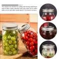 thumbnail image 4 of 12 Pcs Couvercles de Mise en Conserve à Ouverture Régulière Couvercles de Pots en Fer-Blanc Couvercles de Pots Étanches Capuchons de Pots de Mise en Conserve, 4 of 5